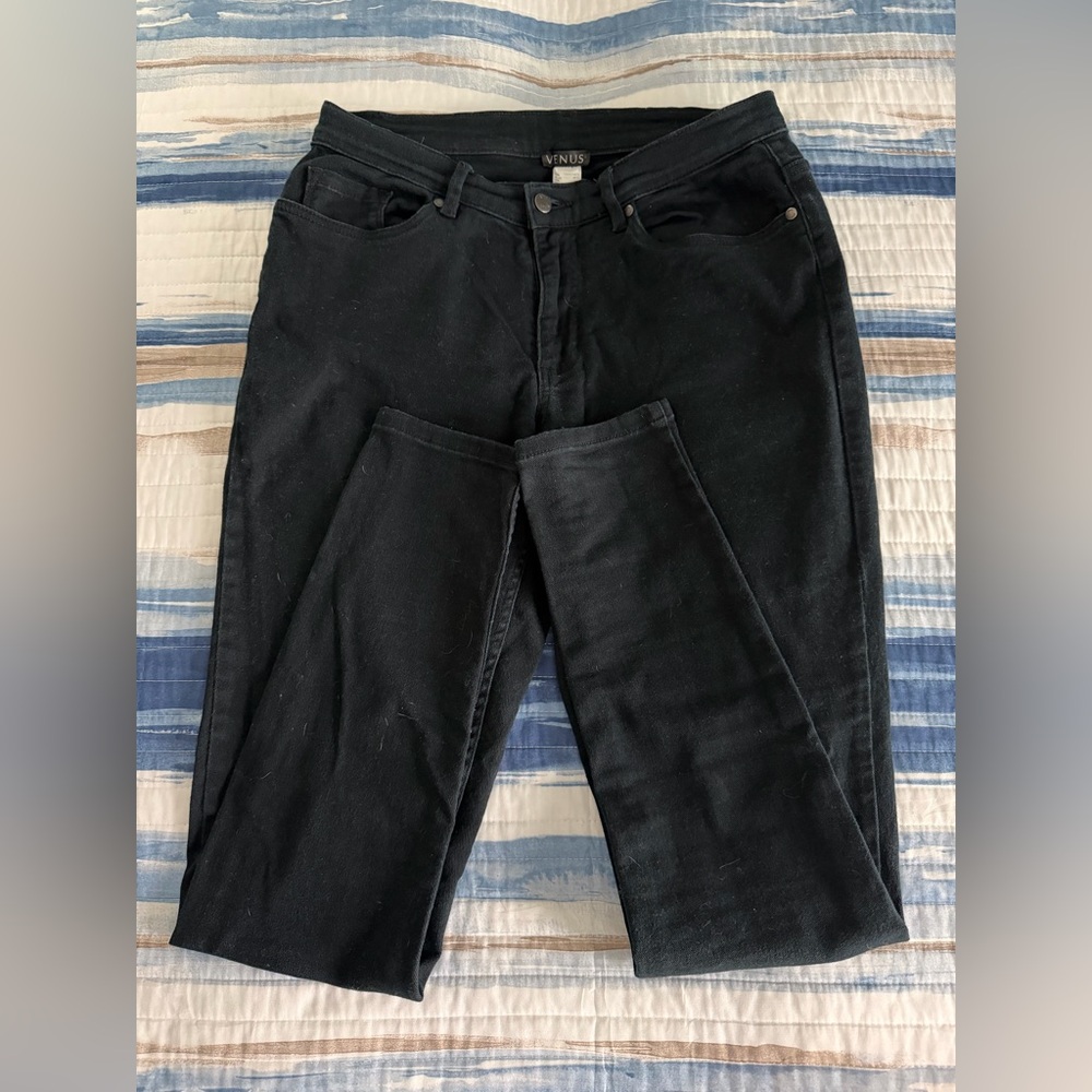 VENUS Black Skinny Leg Denim Jeans